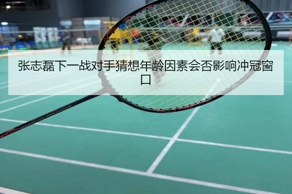 张志磊下一战对手猜想年龄因素会否影响冲冠窗口
